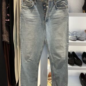 AGOLDE RILEY Light Blue Jeans